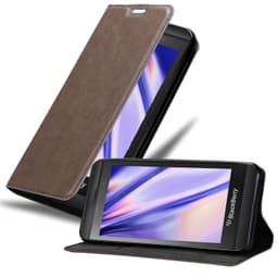 Blackberry Z10 Cover Etui Case (Brun)