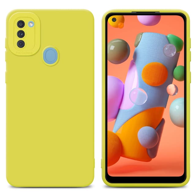 Samsung Galaxy A11 / M11 Cover Etui Case (Gul)