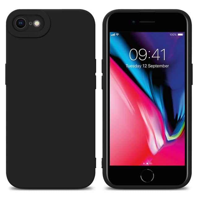 iPhone 7 / 7S / 8 / SE 2020 Cover Etui Case (Sort)