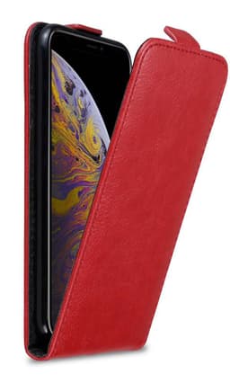 iPhone XS MAX Pungetui Flip Cover (Rød)