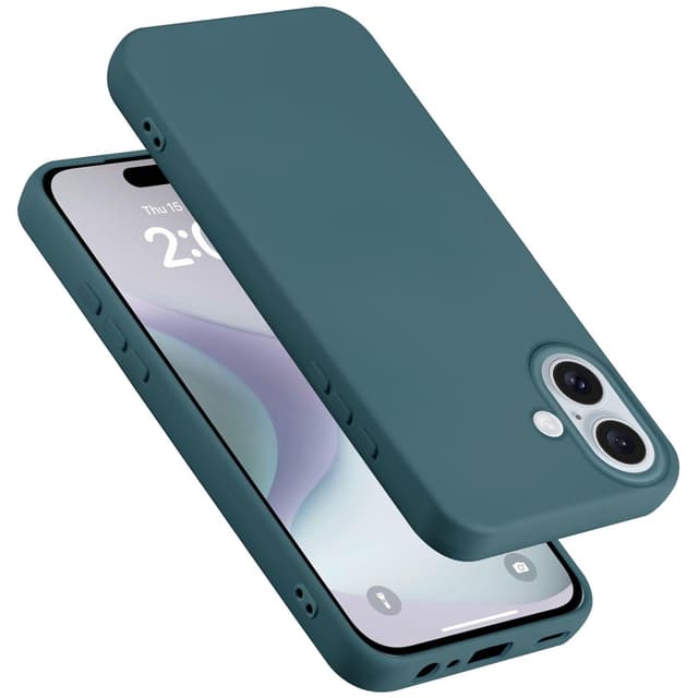 iPhone 16 PLUS Cover Etui Case (Grøn)