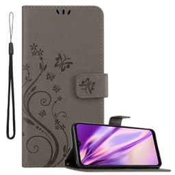 Samsung Galaxy A12 / M12 Pungetui Cover Case (Grå)