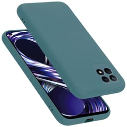 Realme 8i / Narzo 50 4G Cover Etui Case (Grøn)