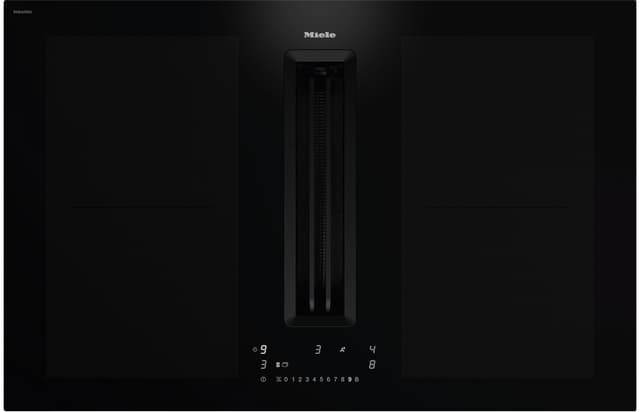 Miele Kogeplade med integreret emhætte KMDA 7676 FL-A BlackPerfection