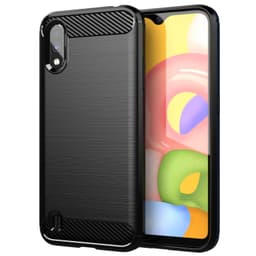 Samsung Galaxy A01 Cover TPU Etui (Sort)