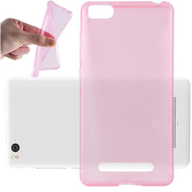Xiaomi Mi 4 Cover TPU Etui (Lyserød)