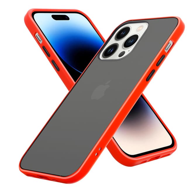 iPhone 14 PRO MAX Etui Case Cover (Gennemsigtig)