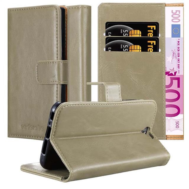 Cover HTC ONE A9 Etui Case (Brun)