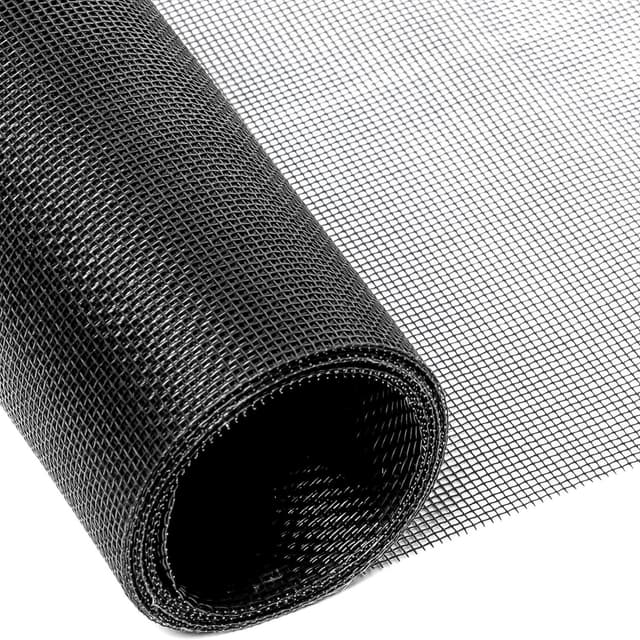 Fluenet Insektnet Vinduesdør Glasfiber 100 cm (sort)