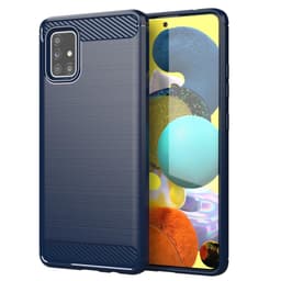 Samsung Galaxy A51 5G Cover TPU Etui (Blå)