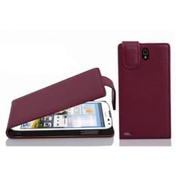 Huawei ASCEND G610 Pungetui Flip Cover (Lilla)