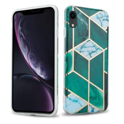 iPhone XR Pungetui Cover Case (Grøn)