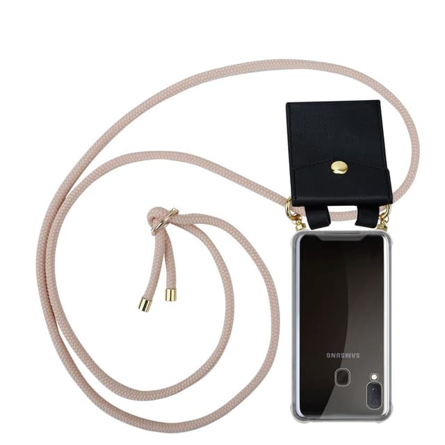 Samsung Galaxy A10e / A20e Etui Cover Kæde (Lyserød)