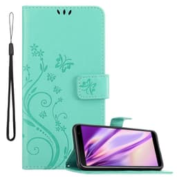 Samsung Galaxy J6 PLUS Pungetui Cover Case (Turkis)