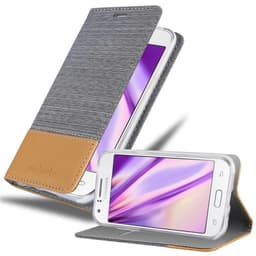 Samsung Galaxy J1 2015 Pungetui Cover Case (Grå)
