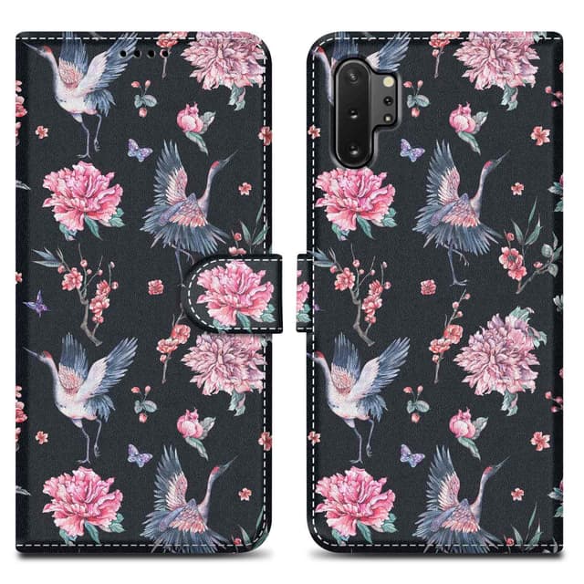 Samsung Galaxy NOTE 10 PLUS Pungetui Cover Case (Sort)