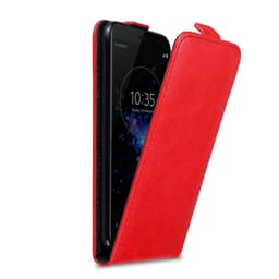 Sony Xperia XZ2 COMPACT Pungetui Flip Cover (Rød)