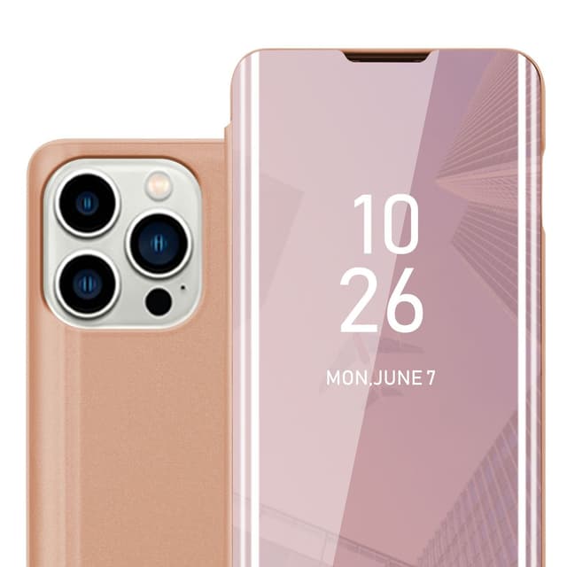 iPhone 14 PRO MAX Pungetui Cover Case (Lyserød)
