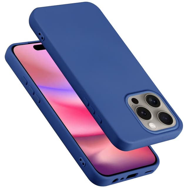 iPhone 16 PRO MAX Cover Etui Case (Blå)