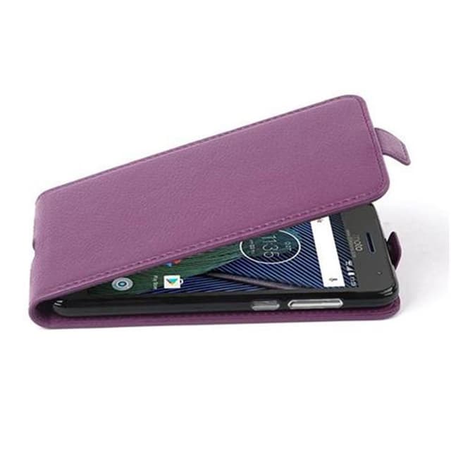 Motorola MOTO G5 PLUS Pungetui Flip Cover (Lilla)