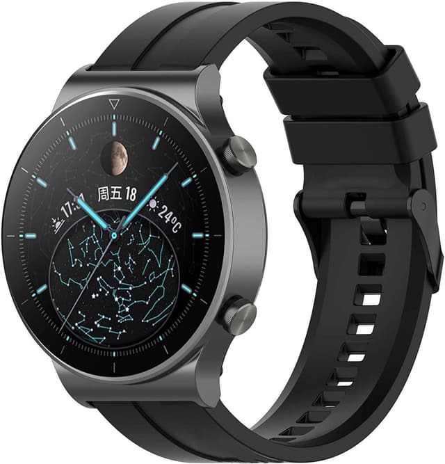 Huawei Watch GT2 Pro armbånd silikone Sort