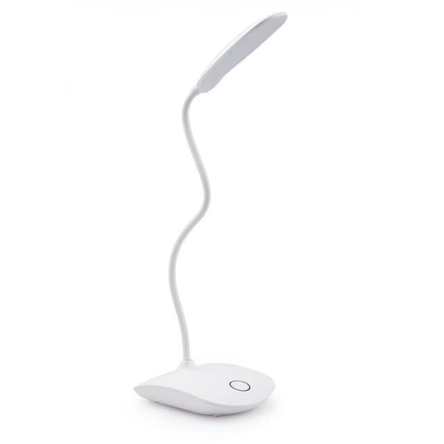 LED bordlampe drejbar, dæmpbar, batteridrevet Hvid