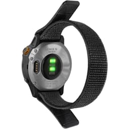 Urrem (20 mm) til Garmin Fenix 7S/6S/5S, Samsung Galaxy Watch Sort
