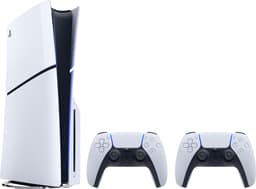 PlayStation 5 Slim Standard Edition konsol (pakke med 2 controllere)