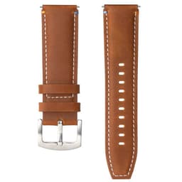 Læderurrem Honor Watch 4 Pro - Cognac Ember