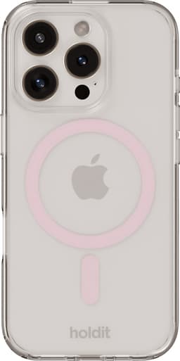 Holdit iPhone 16 Pro Max MagSafe etui (pink)