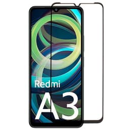 SKALO Xiaomi Redmi A3 FULL-FIT Hærdet Glas Skærmbeskyttelse - Svart