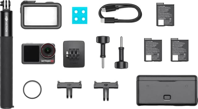 DJI Osmo Action 5 Pro adventure combo action-kamera (sort)
