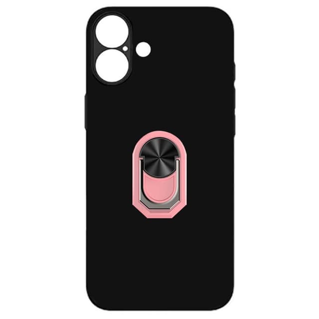 TPU ringcover iPhone 16 - Lyserød