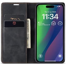 CaseMe mobilcover 013 iPhone 16 Pro Max - Sort