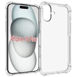 Stødsikkert silikone cover iPhone 16 Plus