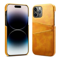 Retro cover med slots iPhone 16 Pro Max - Gul