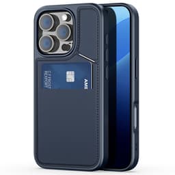 DUX DUCIS iPhone 16 Pro Max Rafi II Series Cover med Kortholder - Blå