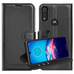 Motorola MOTO E6s 2020 Pungetui Cover Case (Sort)