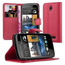 HTC Desire 500 Pungetui Cover Case (Rød)