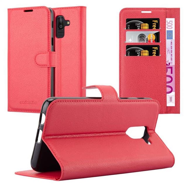 Samsung Galaxy J8 2018 Pungetui Cover Case (Rød)