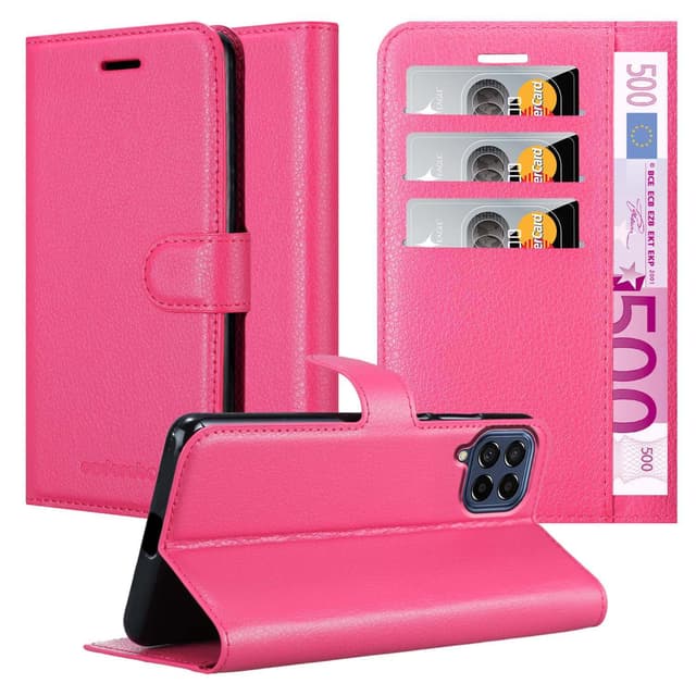 Samsung Galaxy M53 5G Pungetui Cover Case (Lyserød)