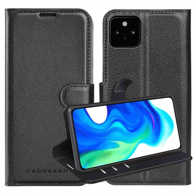 Google PIXEL 5 XL Pungetui Cover Case (Sort)