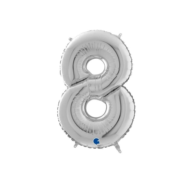 Nummer ""8"" Sølv