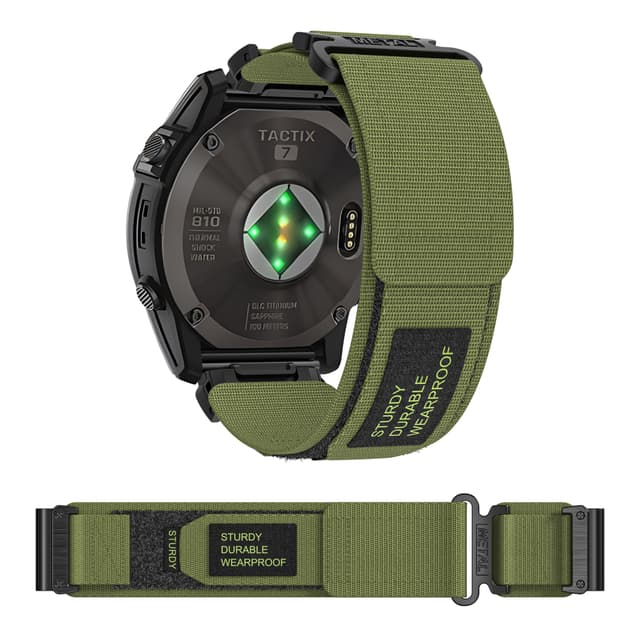 Velcro nylon sportsrem Garmin wtach Træ 22 mm