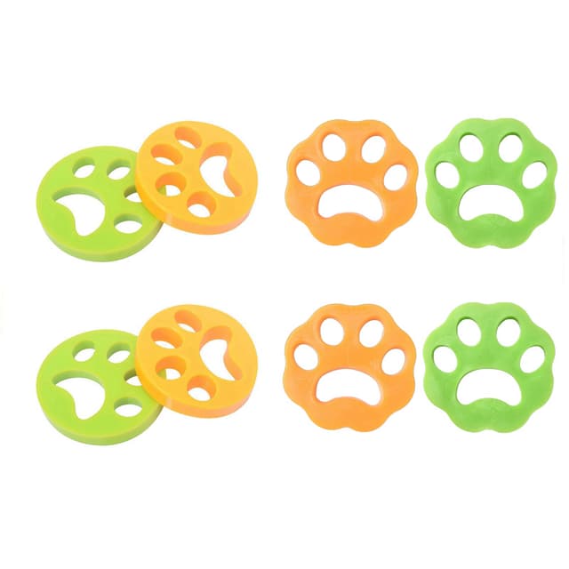 Genanvendelig pelsfjerner 8 stk MultiColor