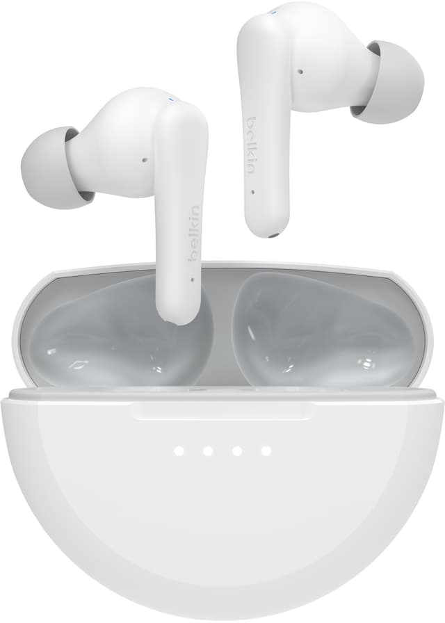 Belkin SoundForm Nano 2 trådløse in-ear-hovedtelefoner (hvid)