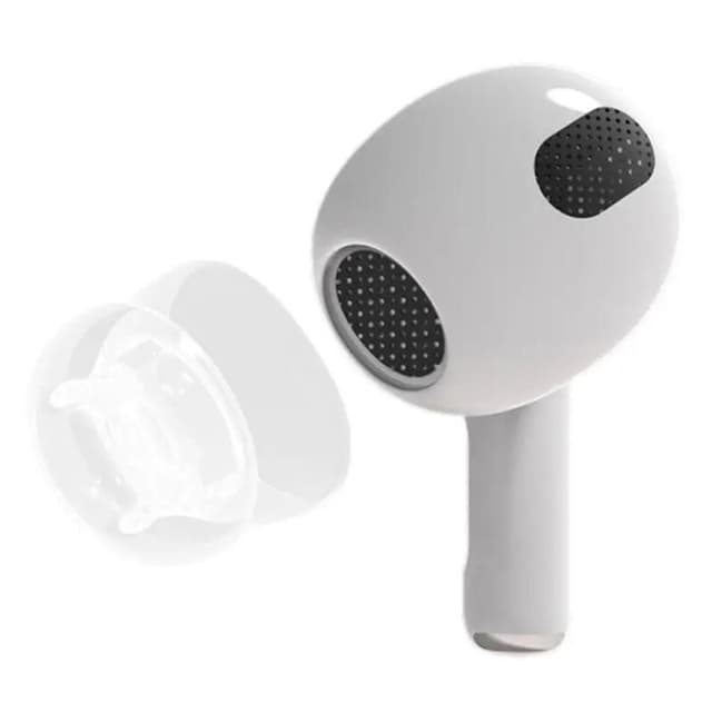 1-par TPE ørepuder AirPods (Gen4) - L - Clear
