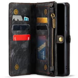 CaseMe mobilcover 008 8-kort Samsung Galaxy S25 Plus - Sort/grå