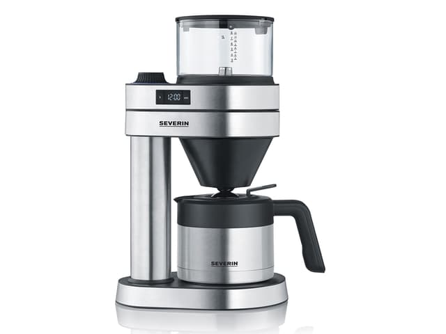 Severin Kaffemaskine m. termokande Steel