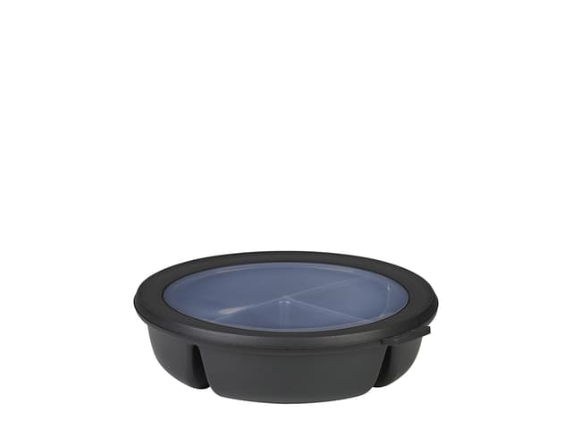 Mepal Cirqula Skål m/låg trio Dia 22,5 x 6 cm Black